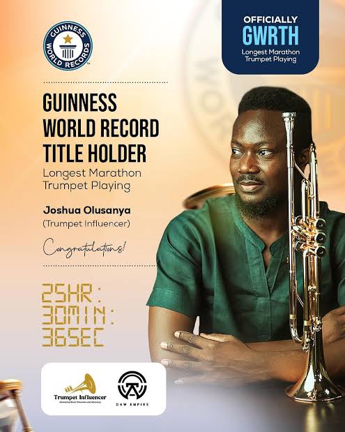 Trumpet star breaks record
