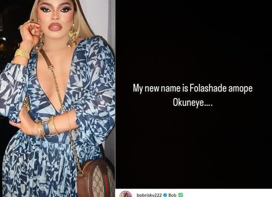 Bobrisky Declares Change of Name, Requests New Form of Address Bobrisky
