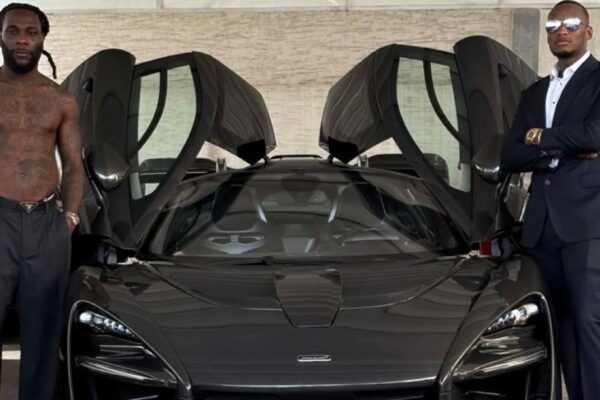 Burna Boy's McLaren Senna